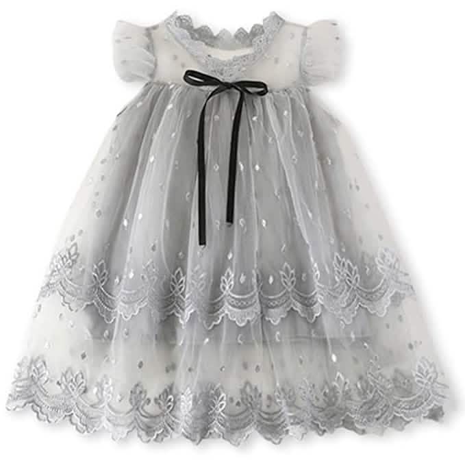 Girl's Wedding Lace Tulle Vintage Dress DailySale