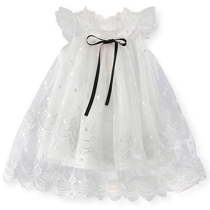 Girl's Wedding Lace Tulle Vintage Dress DailySale