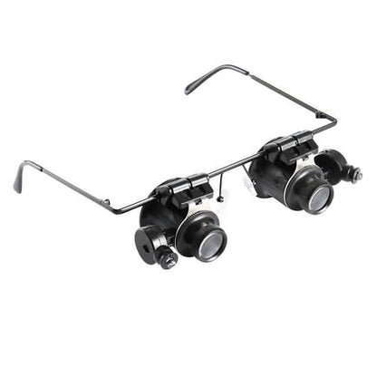 Glasses Type 20X Magnifier With White Led Light DailySale