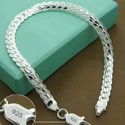 Gleaming Treasure Elegant 925 Sterling Silver Bracelet DailySale