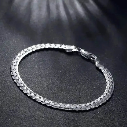 Gleaming Treasure Elegant 925 Sterling Silver Bracelet DailySale