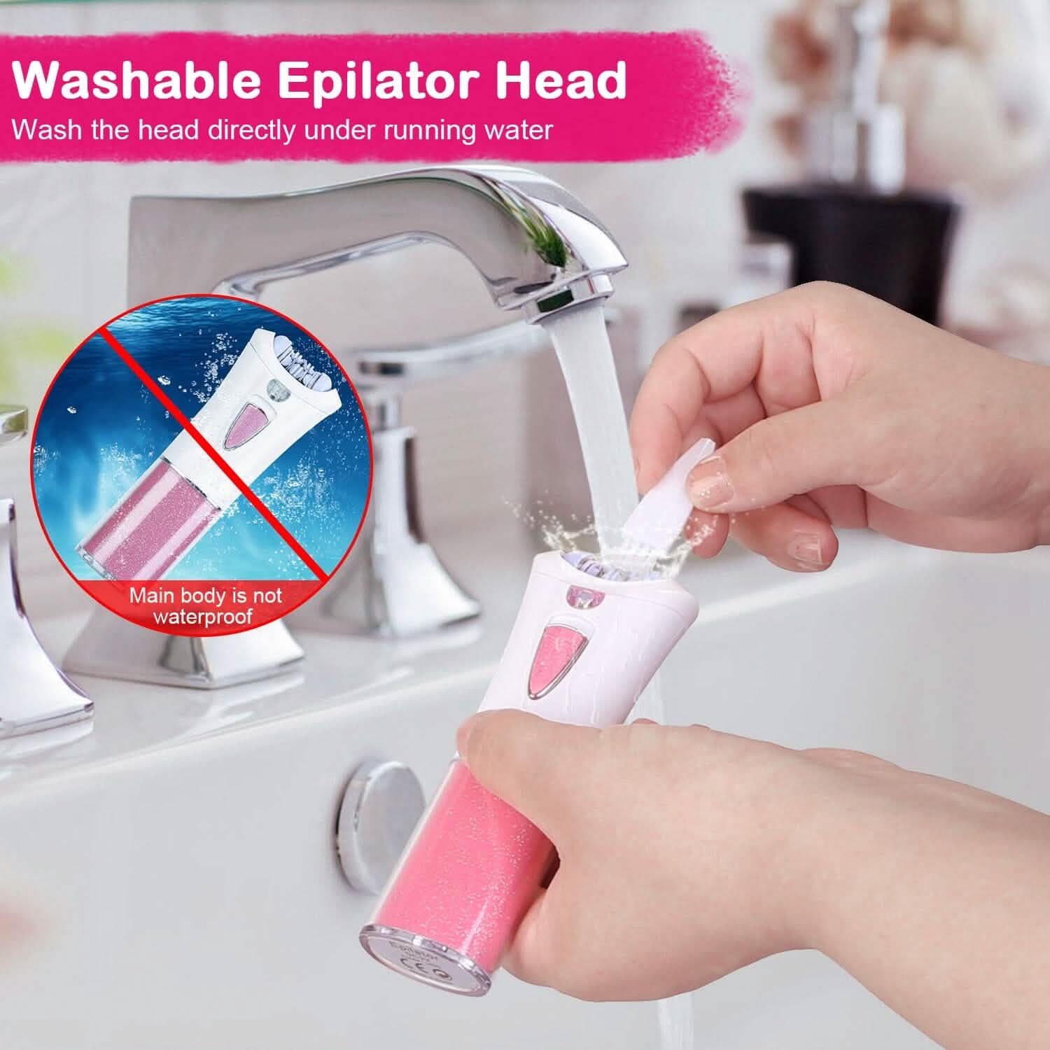 Glide Epilator Women Shaver Facial Body Hair Remover DailySale