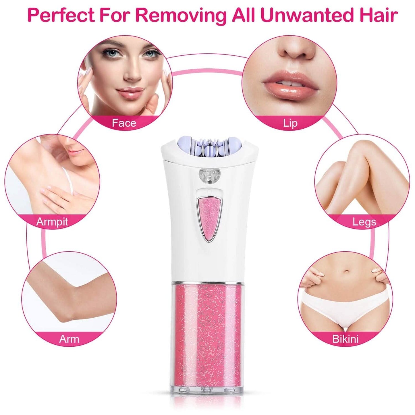 Glide Epilator Women Shaver Facial Body Hair Remover DailySale