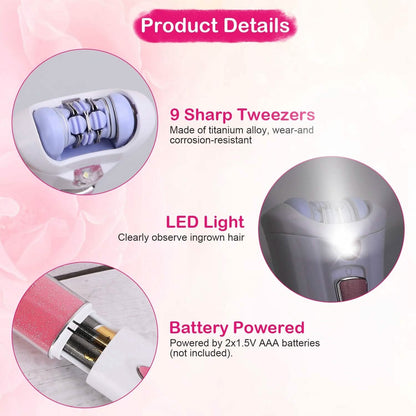 Glide Epilator Women Shaver Facial Body Hair Remover DailySale