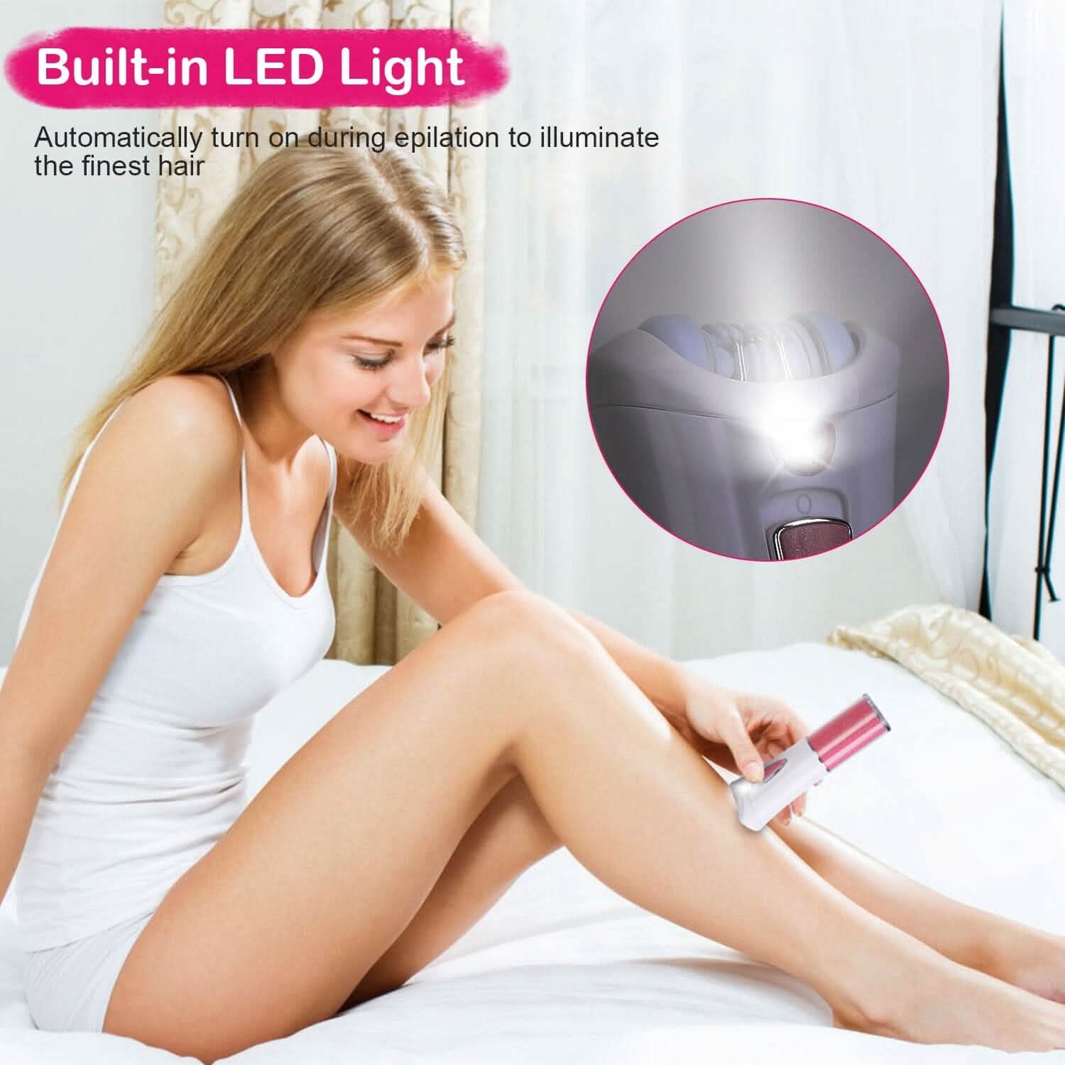 Glide Epilator Women Shaver Facial Body Hair Remover DailySale