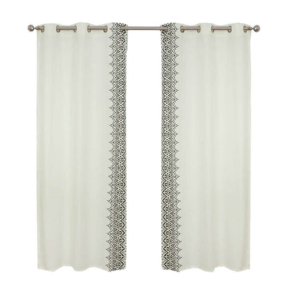2-Piece Set: Global Capetown Printed Window Panel Pair DailySale