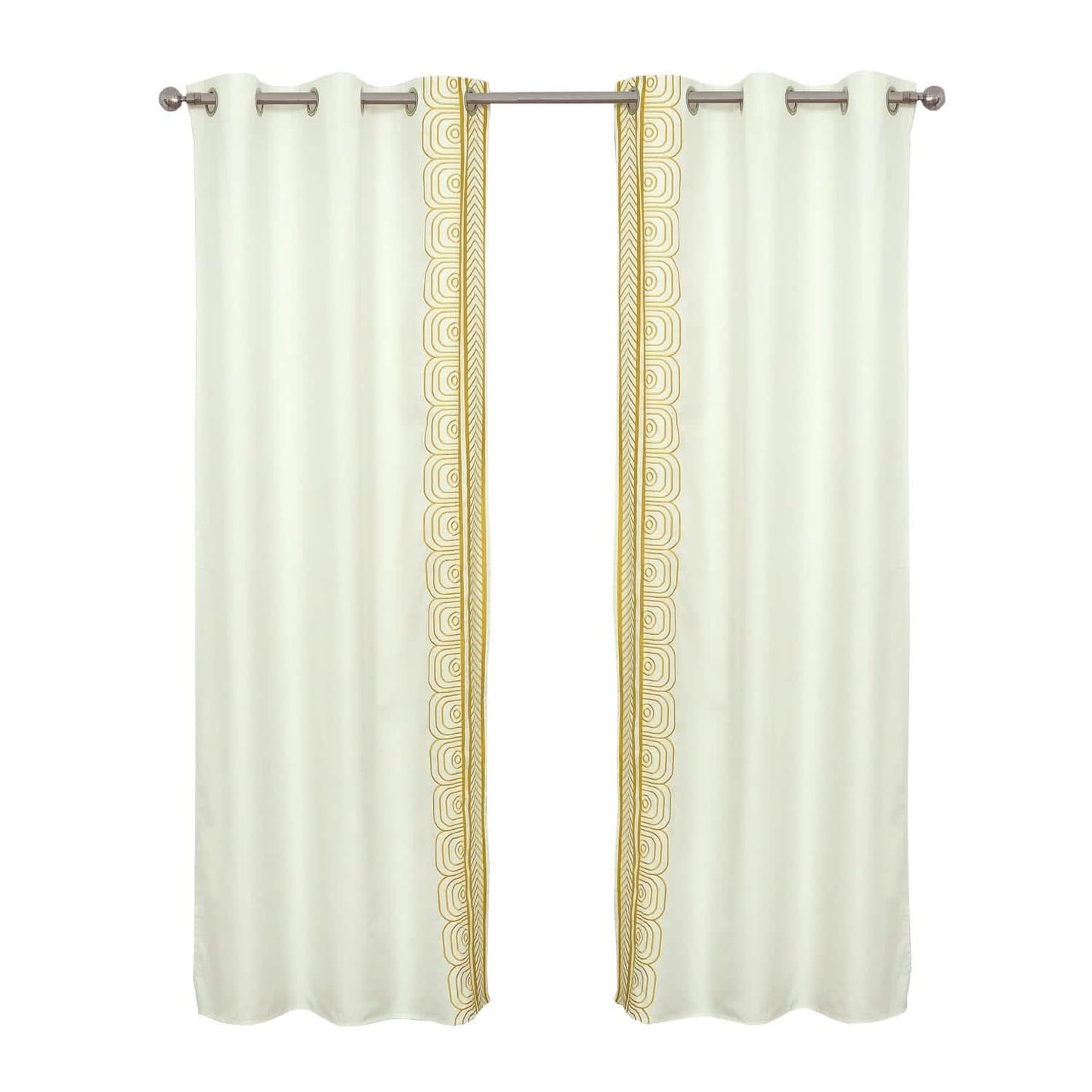 Global Embroidered Window Panel Pair DailySale