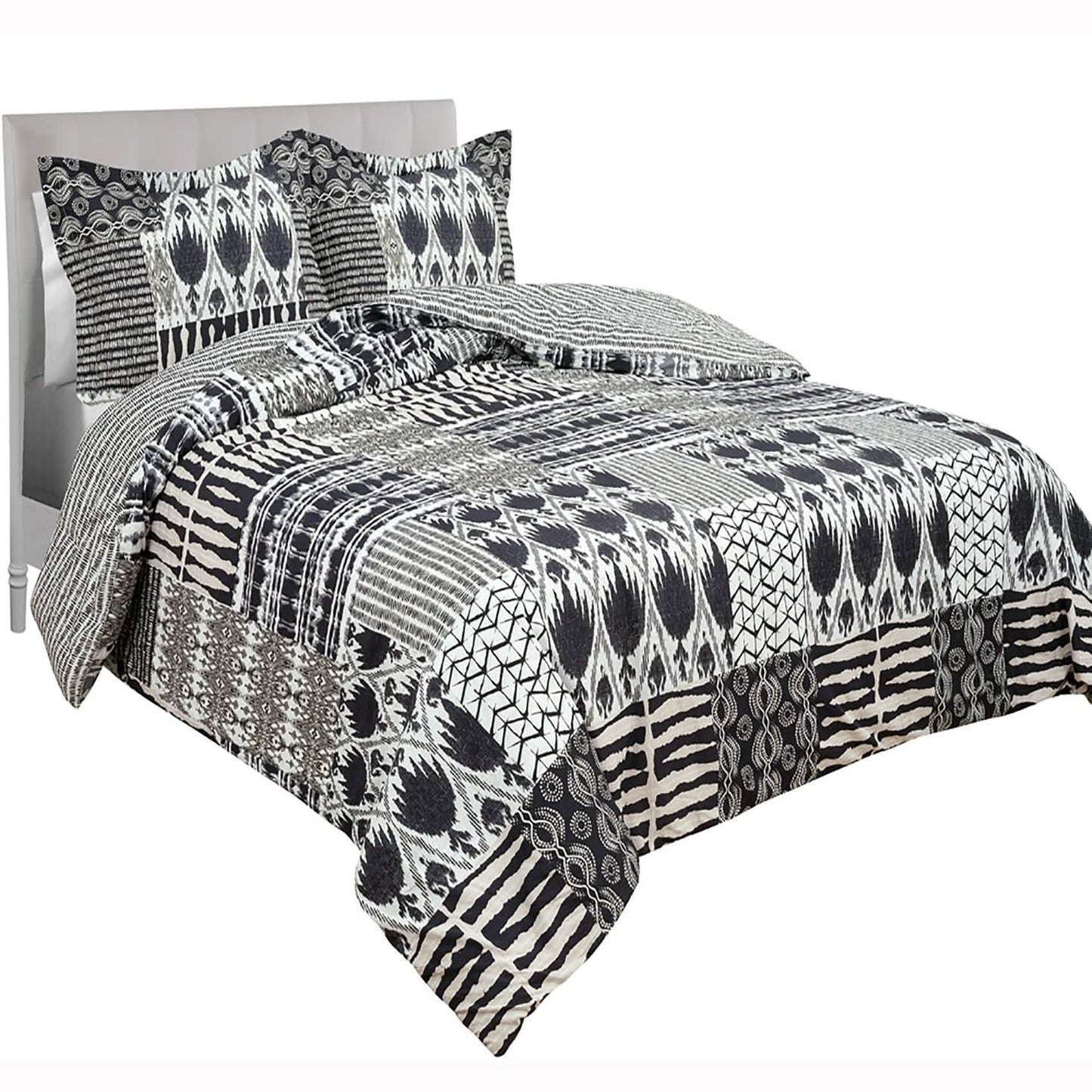 3-Piece: Global Ultra-Soft Capetown Comforter Set DailySale