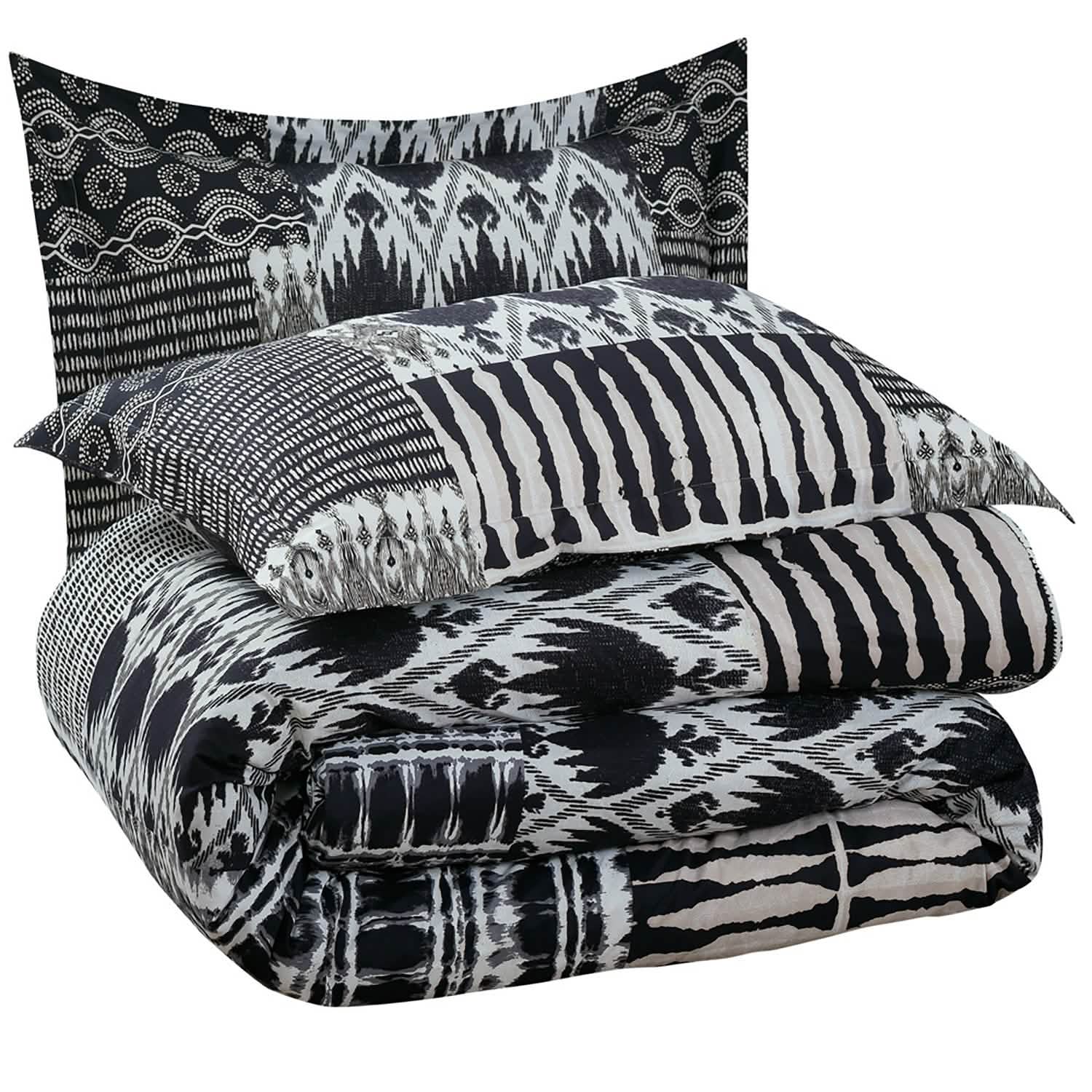 3-Piece: Global Ultra-Soft Capetown Comforter Set DailySale
