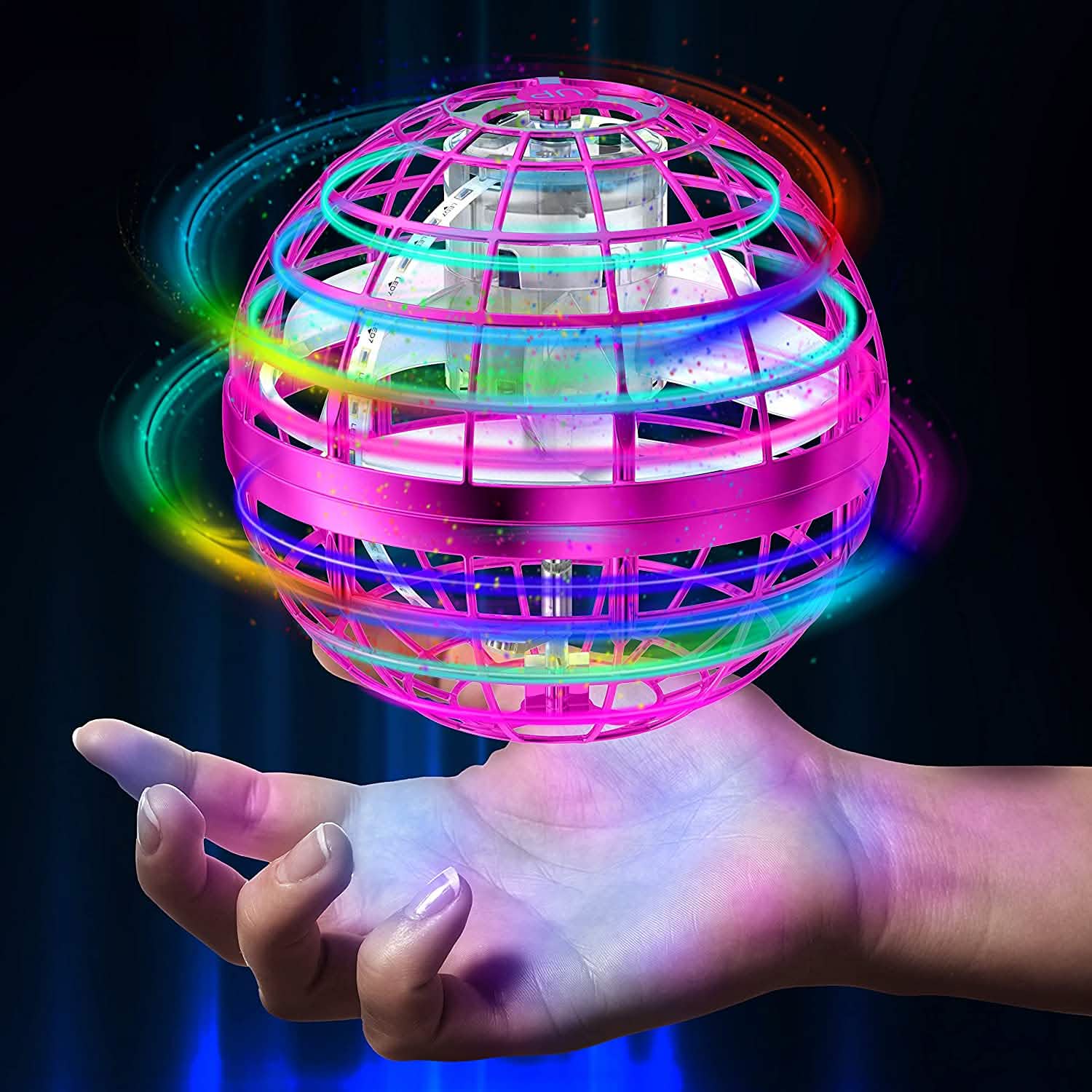 Flying Orb Ball Rechargeable Boomerang Spinner UFO Drone Toy DailySale