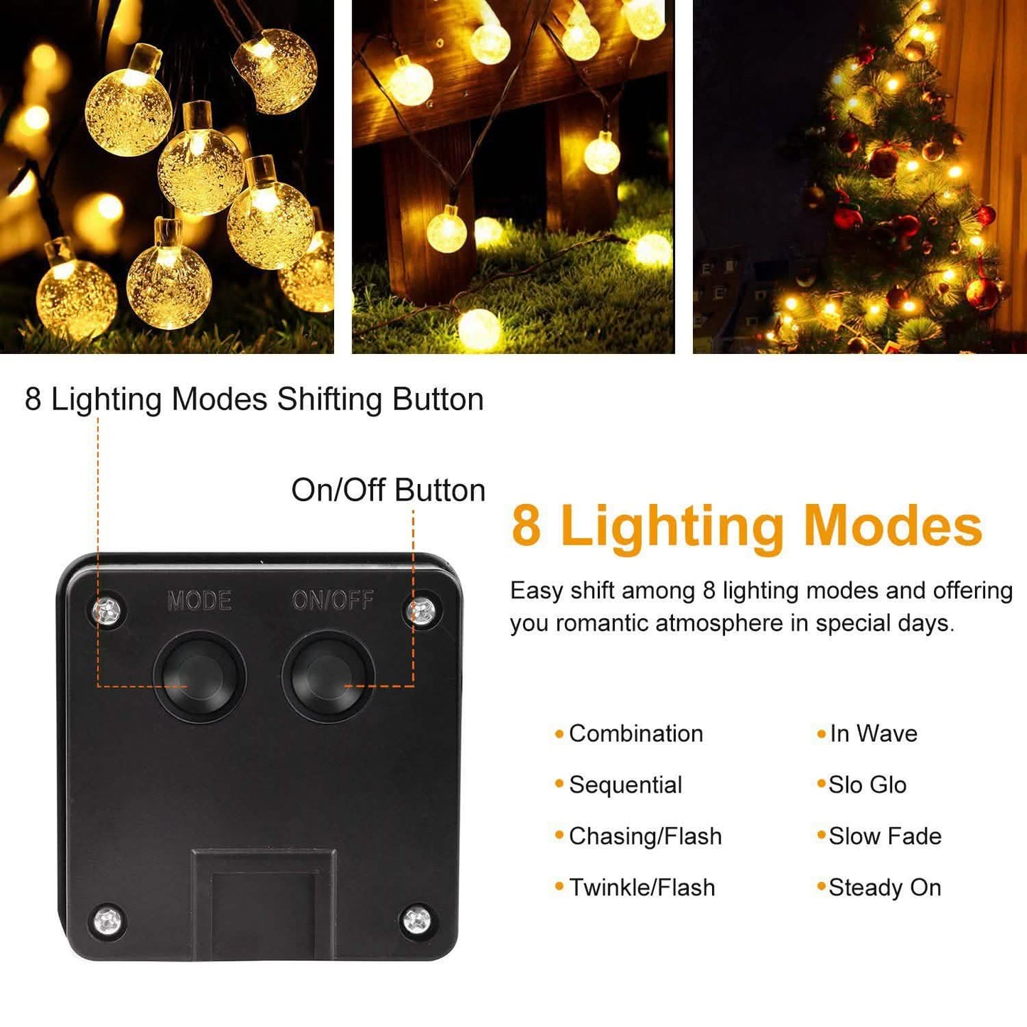 Globe String Solar Lights 30 Ball DailySale
