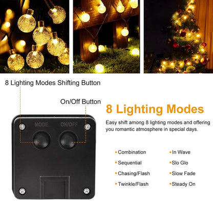 Globe String Solar Lights 30 Ball DailySale