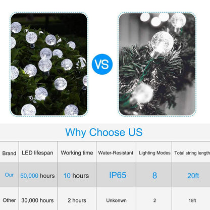 Globe String Solar Lights 30 Ball DailySale