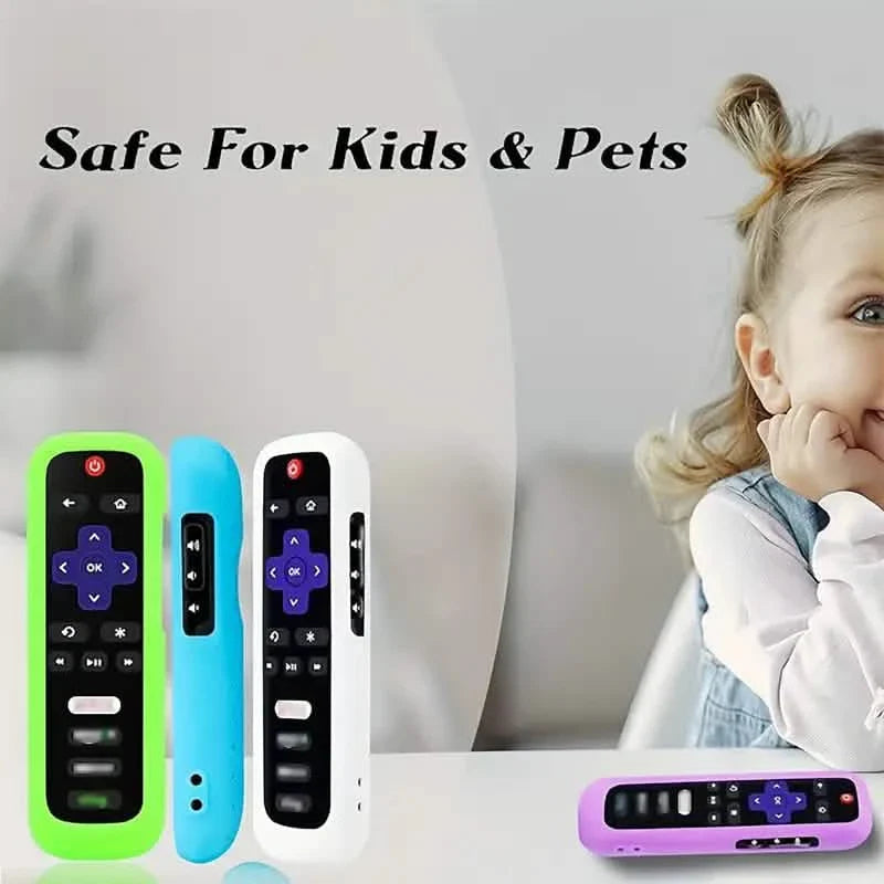 Glow-in-the-Dark Silicone Remote Cover With Lanyard DailySale