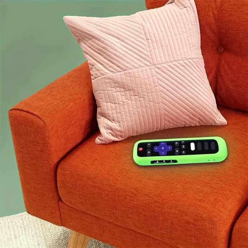 Glow-in-the-Dark Silicone Remote Cover With Lanyard DailySale