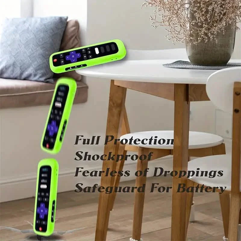 Glow-in-the-Dark Silicone Remote Cover With Lanyard DailySale