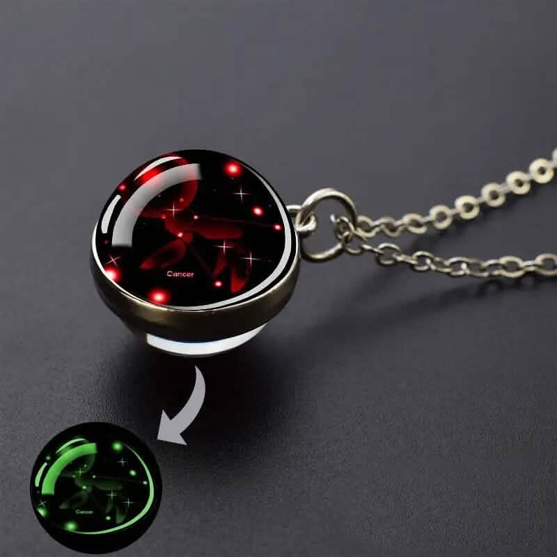 Glow-in-the-Dark Zodiac Pendant Necklace DailySale