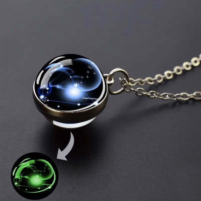 Glow-in-the-Dark Zodiac Pendant Necklace DailySale