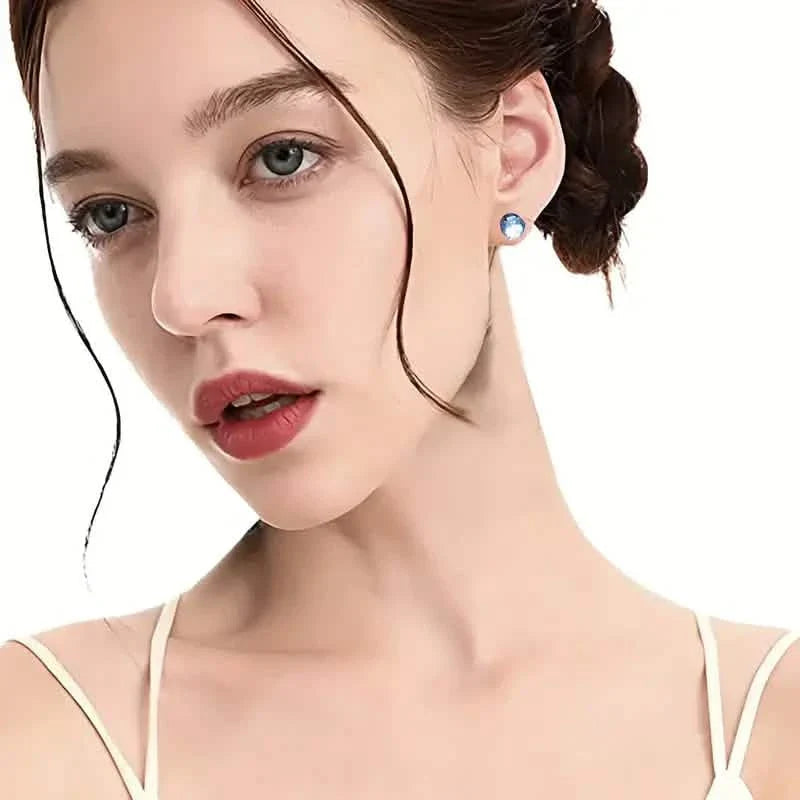 Glowing Rainbow LED Earrings: Color-Changing Ear Drop Pendants with Light-Up Crown Studs DailySale