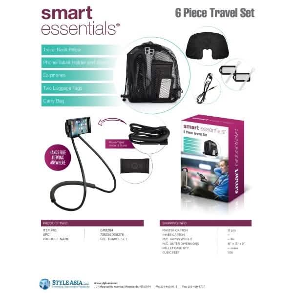 6-Piece Set: Smart Essentials Travel Set DailySale