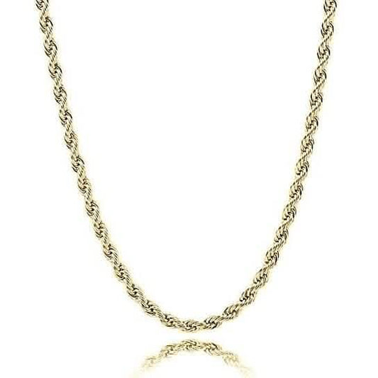 Gold Filled High Polish Finish Rope Chain DailySale