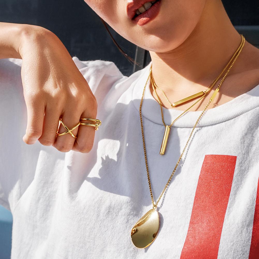 Gold Love Knot Ring For Women Adjustable Minimalist Band BandsCo Straps