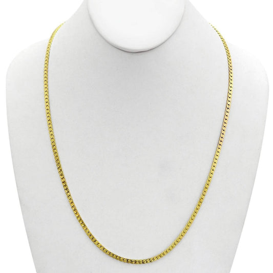 Gold Magic Herringbone Flat Chain Necklace - Size: 18" DailySale