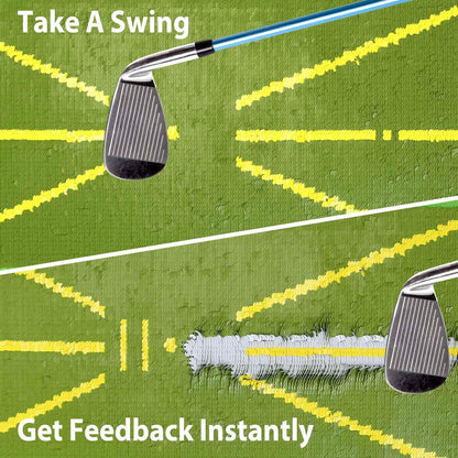 Golf Training Mat for Swing Detection Batting Path Feedback DailySale