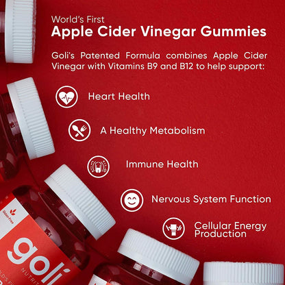 Goli Apple Cider Vinegar Gummy Vitamins by Goli Nutrition DailySale