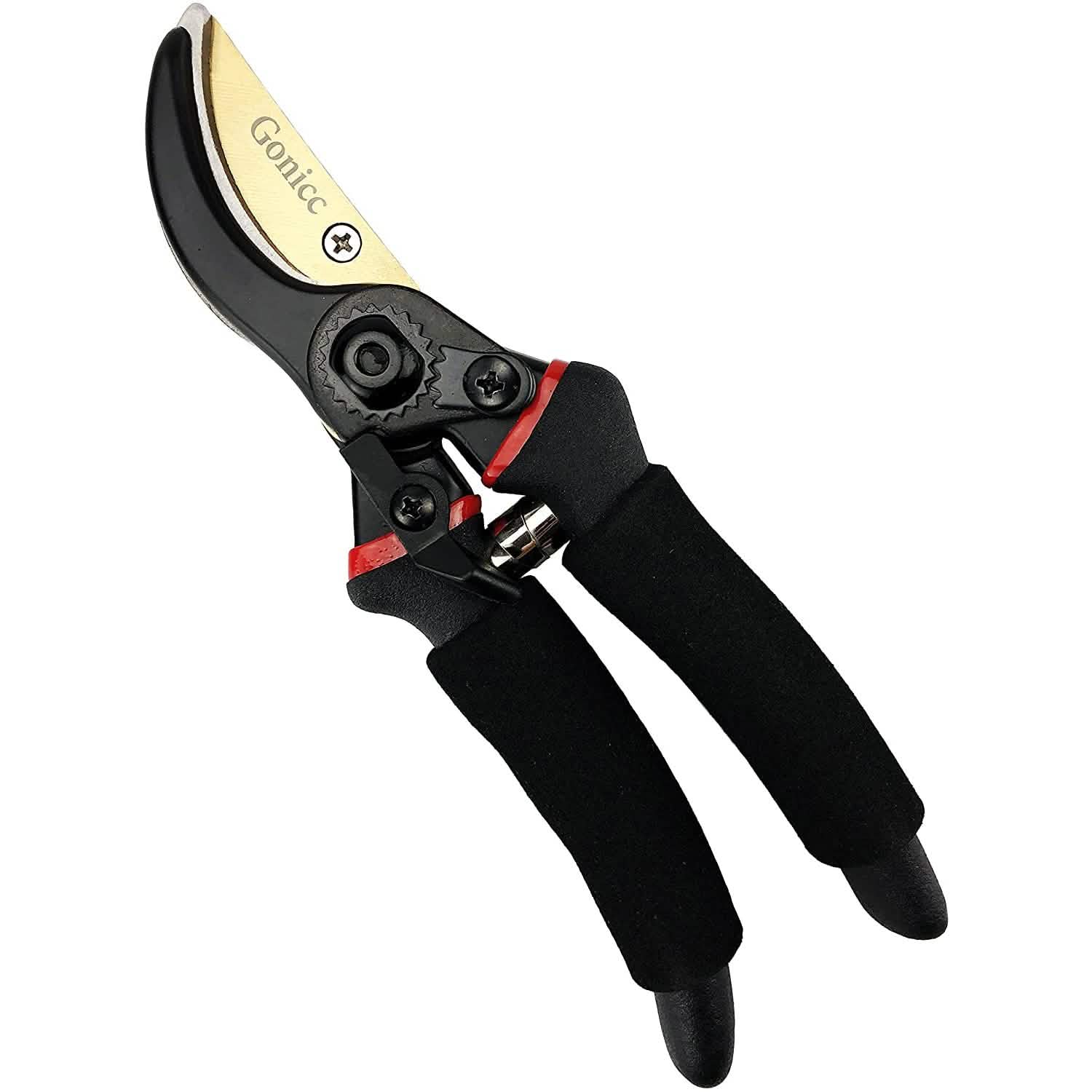 Gonicc 8" Professional Premium Titanium Bypass Pruning Shears DailySale