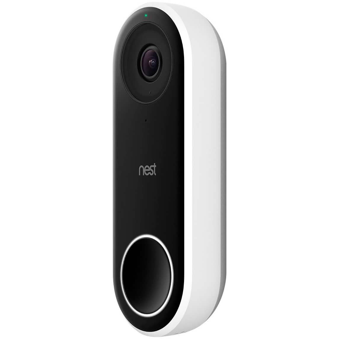Google - Nest Hello Smart Wi-Fi Video Doorbell DailySale