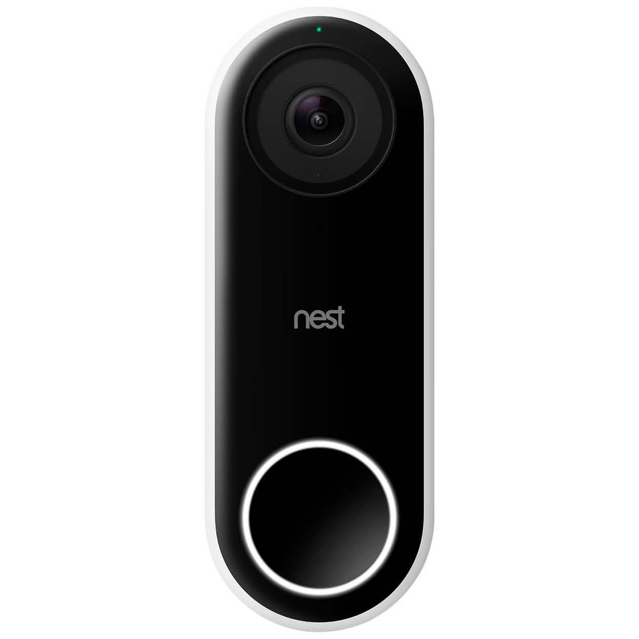 Google - Nest Hello Smart Wi-Fi Video Doorbell DailySale