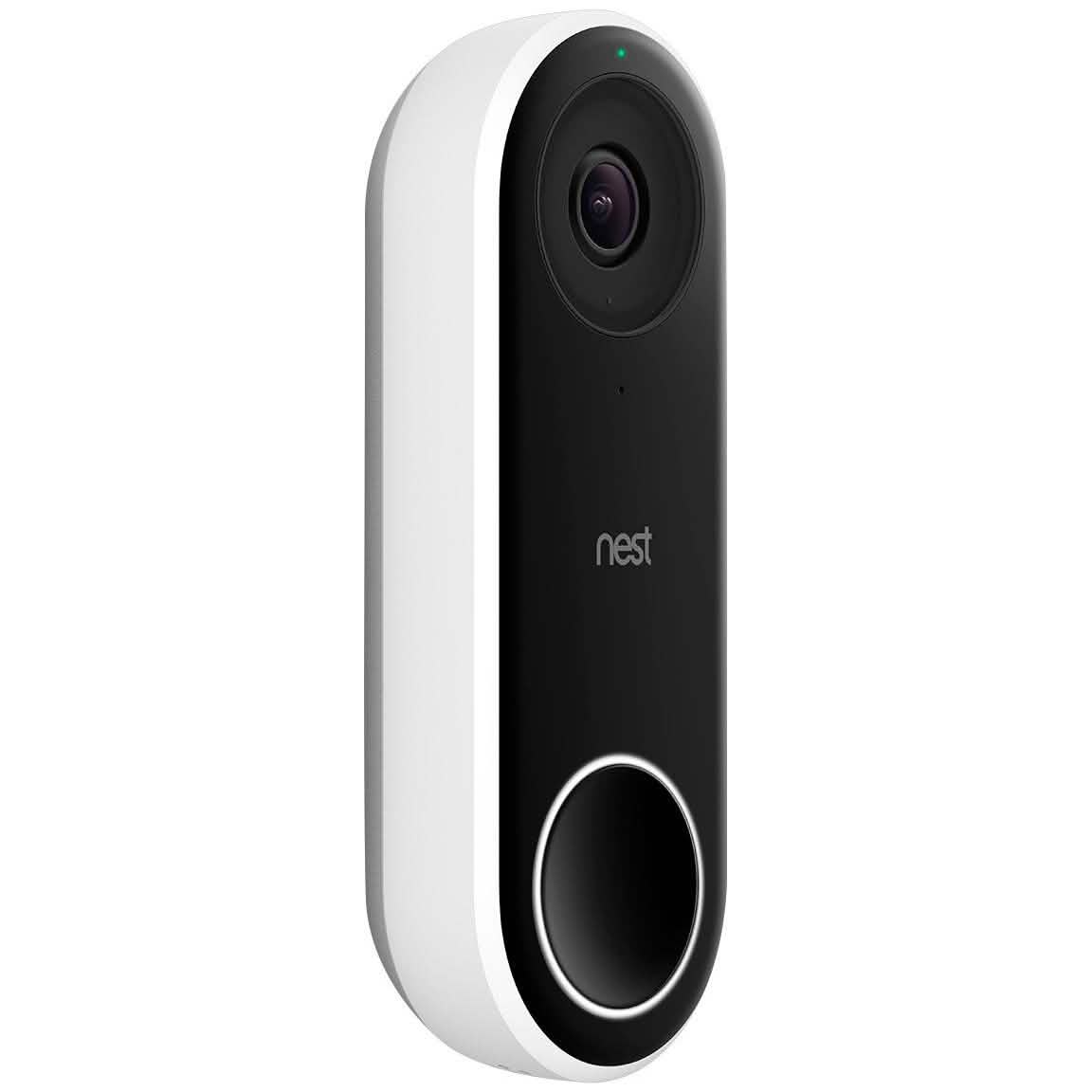 Google - Nest Hello Smart Wi-Fi Video Doorbell DailySale