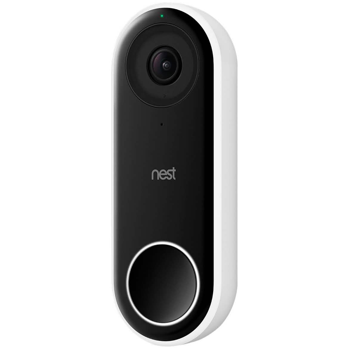 Google - Nest Hello Smart Wi-Fi Video Doorbell DailySale