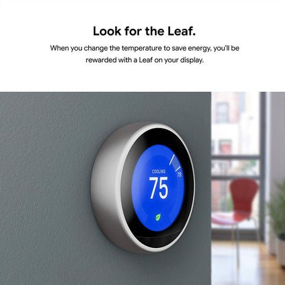 Google - Nest - Learning Thermostat (3rd Generation) DailySale