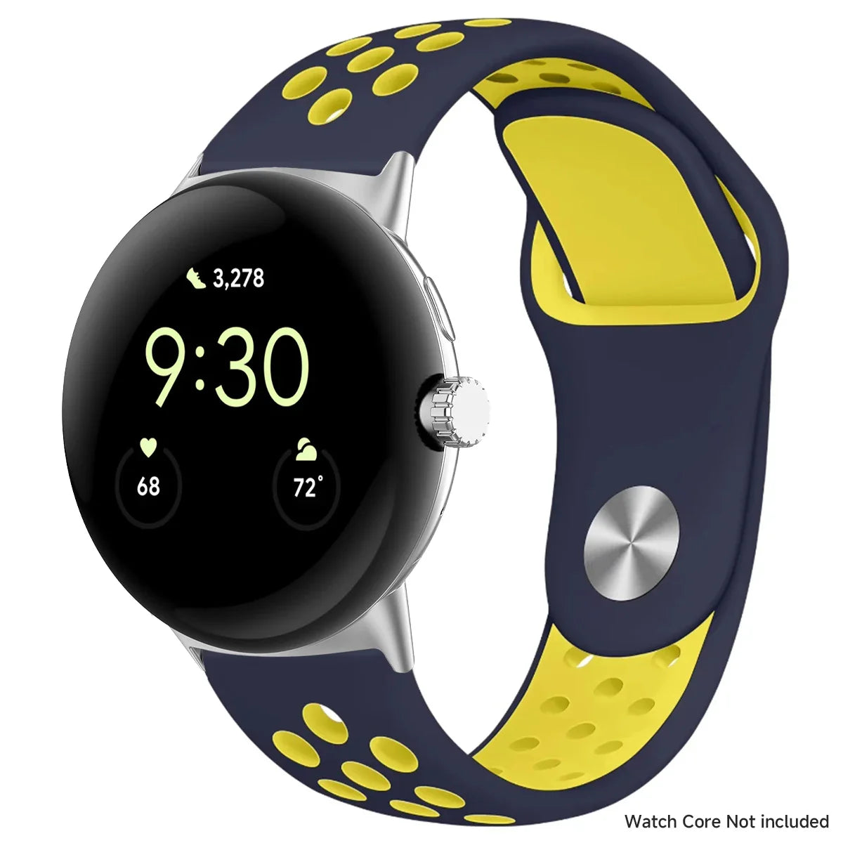 For Google Pixel 1-4 41/45mm Silicone Band - Breathable BandsCo Straps