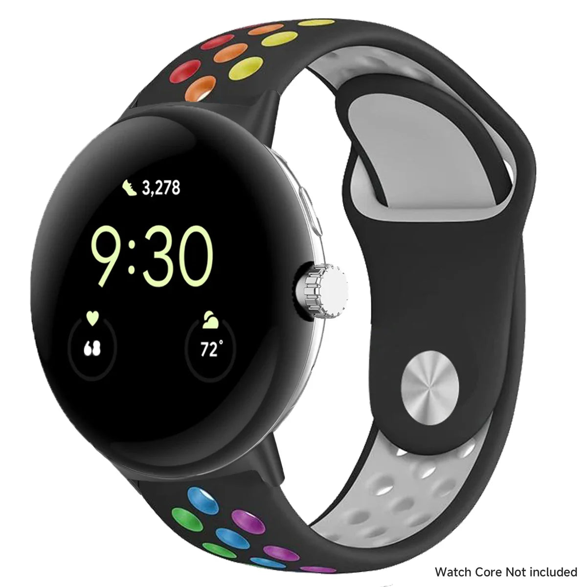 For Google Pixel 1-4 41/45mm Silicone Band - Breathable BandsCo Straps