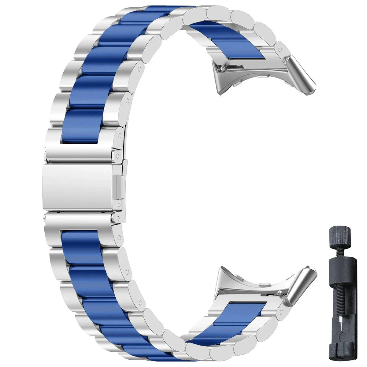 Google Pixel 1 2 3 4 41mm/45mm Stainless Steel Band - Sleek BandsCo Straps