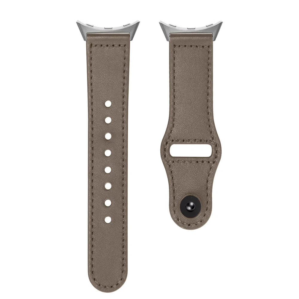 Google Pixel Watch 1-4 41mm 45mm Leather Strap - Slim BandsCo Straps