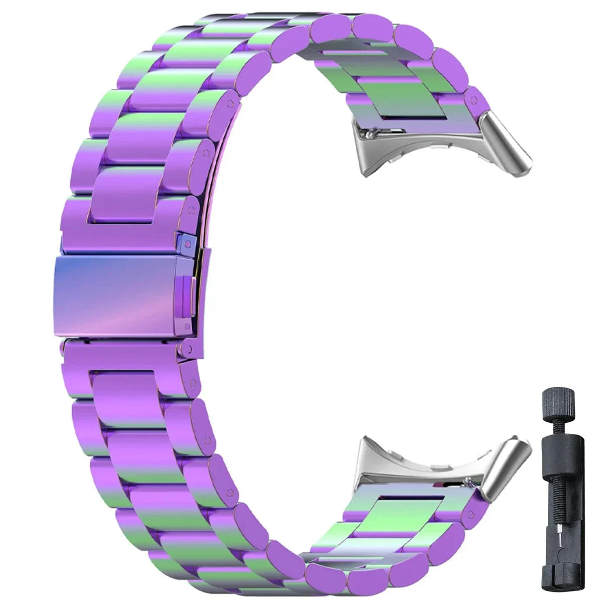 Google Pixel 1 2 3 4 41mm/45mm Stainless Steel Band - Sleek BandsCo Straps