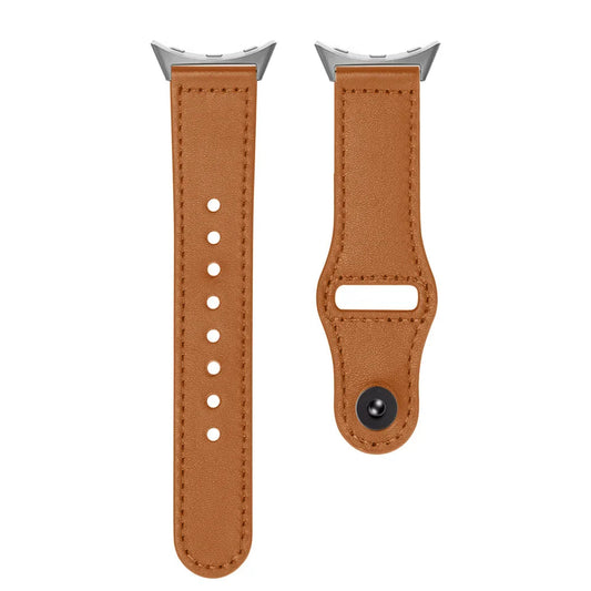 Google Pixel Watch 1-4 41mm 45mm Leather Strap - Slim BandsCo Straps