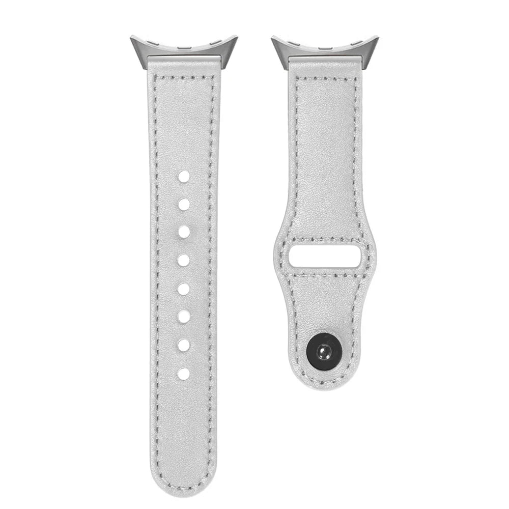 Google Pixel Watch 1-4 41mm 45mm Leather Strap - Slim BandsCo Straps