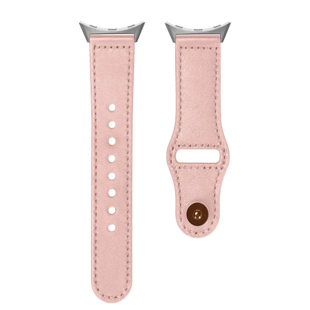 Google Pixel Watch 1-4 41mm 45mm Leather Strap - Slim BandsCo Straps