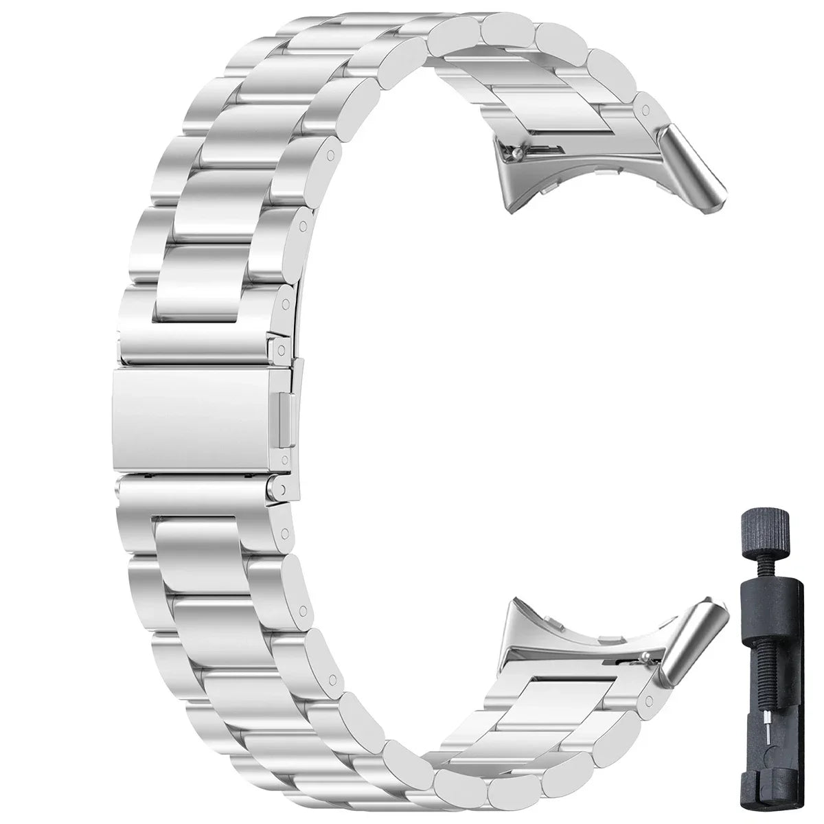 Google Pixel 1 2 3 4 41mm/45mm Stainless Steel Band - Sleek BandsCo Straps