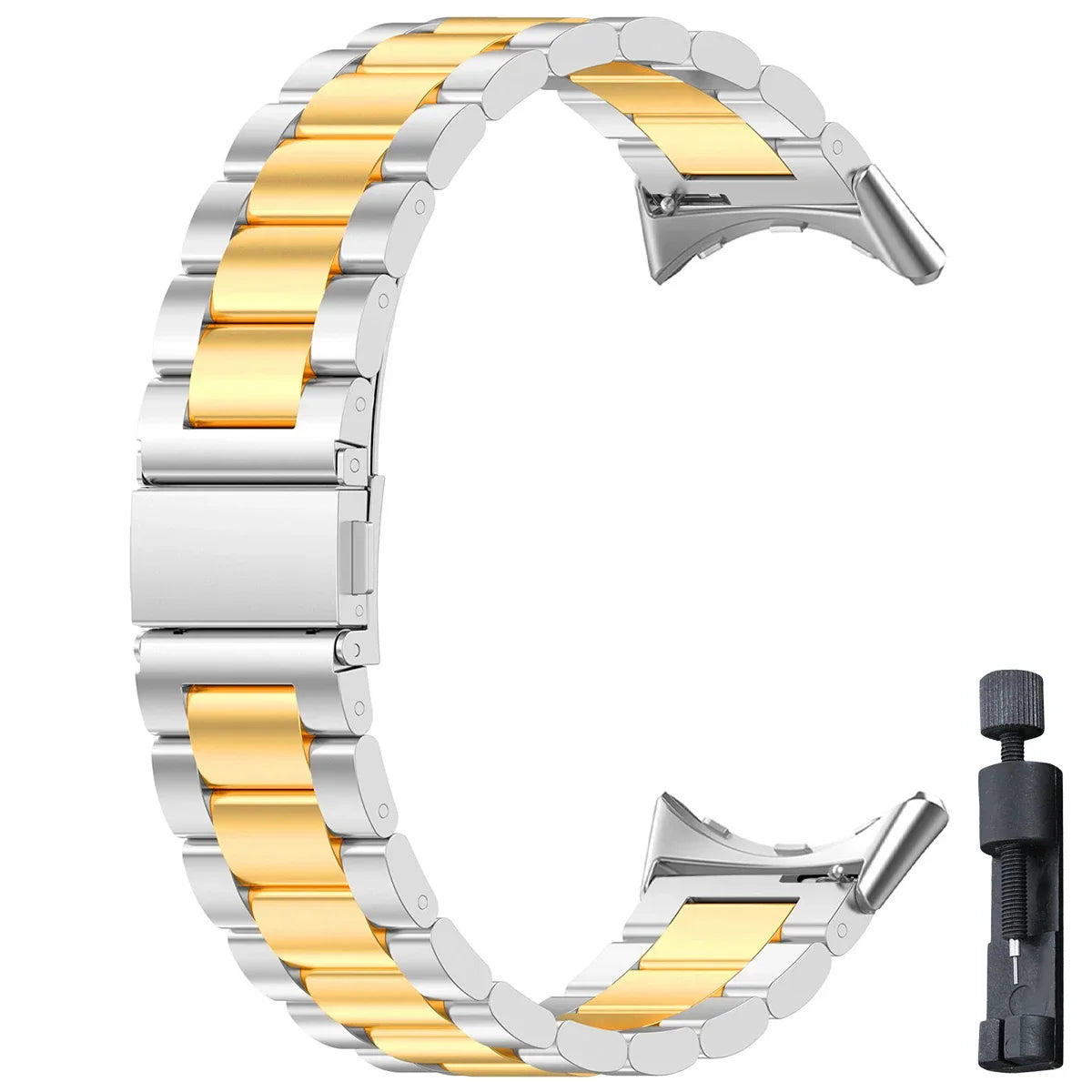 Google Pixel 1 2 3 4 41mm/45mm Stainless Steel Band - Sleek BandsCo Straps