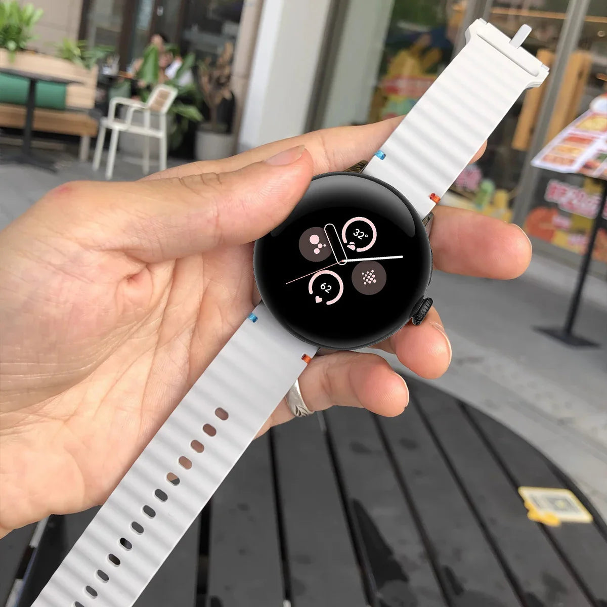 Google Pixel Watch 1 2 3 4 41mm 45mm Silicone Band-Soft BandsCo Straps