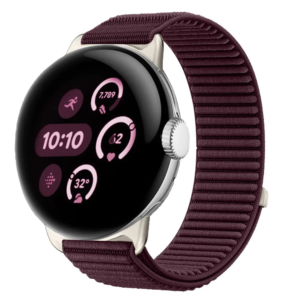 Google Pixel Watch 1 2 3 4 41mm 45mm Nylon Band-Breathable BandsCo Straps