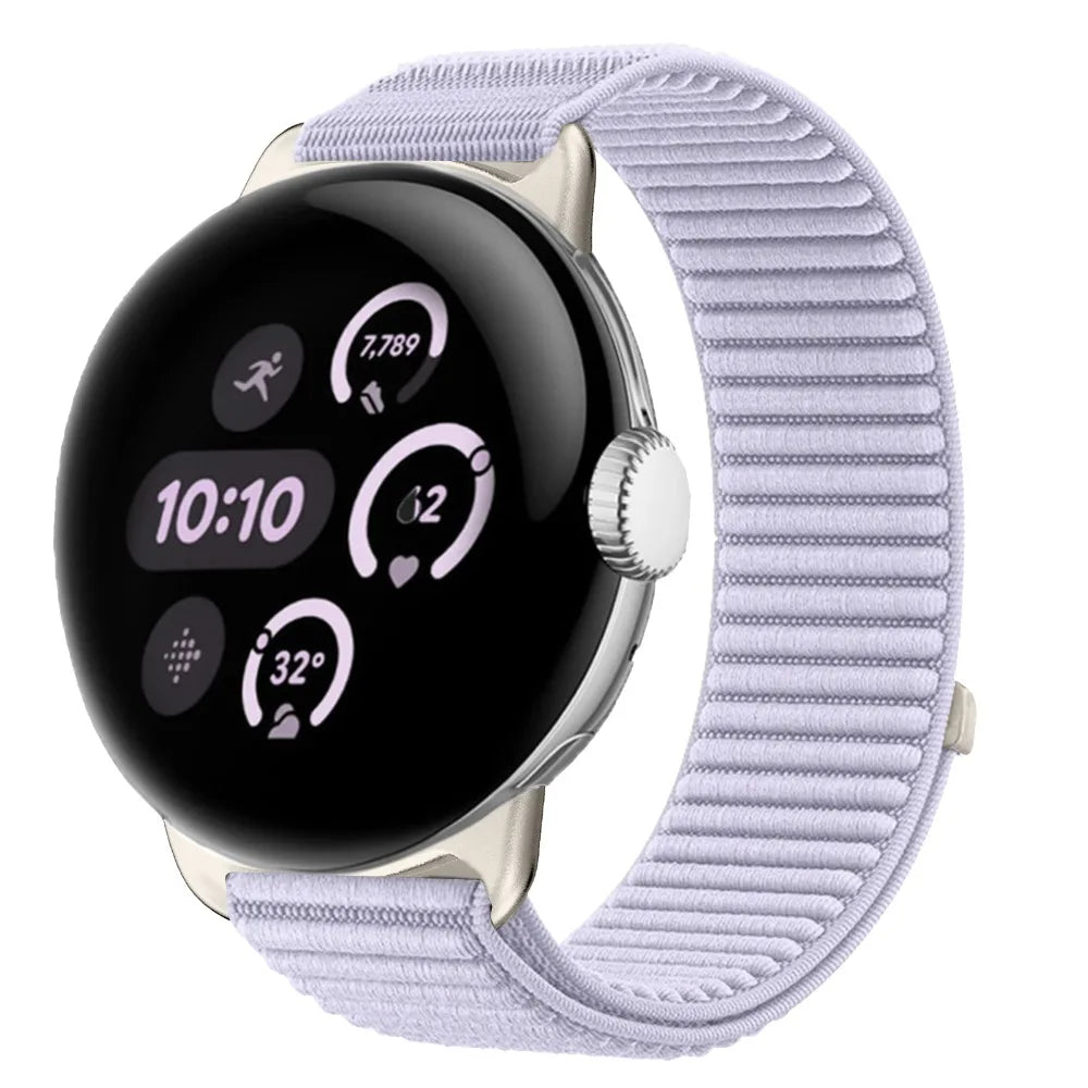 Google Pixel Watch 1 2 3 4 41mm 45mm Nylon Band-Breathable BandsCo Straps