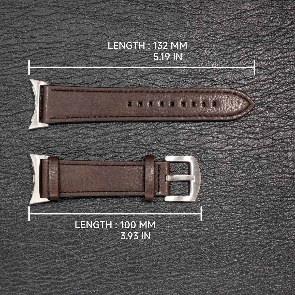 Leather Band Google Pixel 1 2 3 4 41mm 45mm - Classic BandsCo Straps