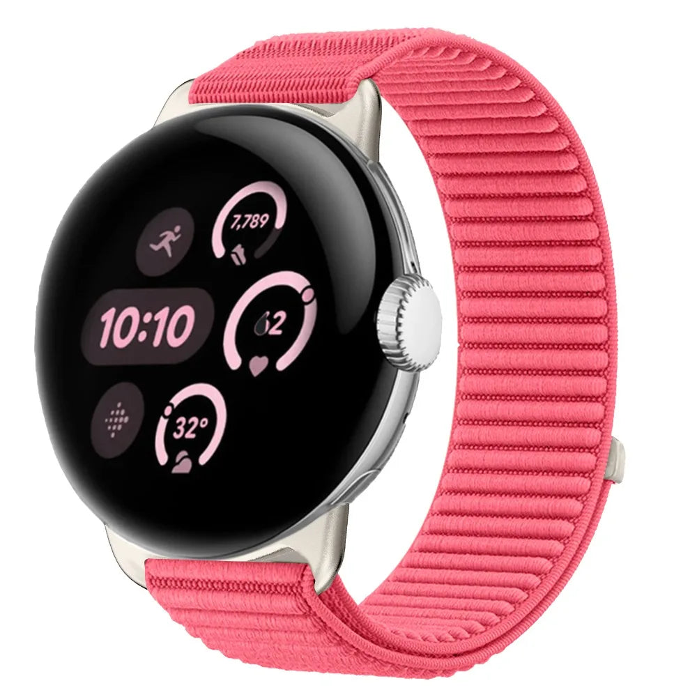 Google Pixel Watch 1 2 3 4 41mm 45mm Nylon Band-Breathable BandsCo Straps